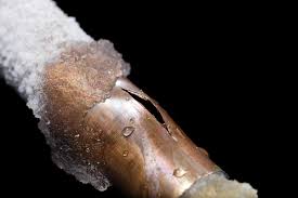 Burst water pipe
